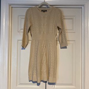NWT Women’s Mak Sweater Closet Candy cream sweater dress size large